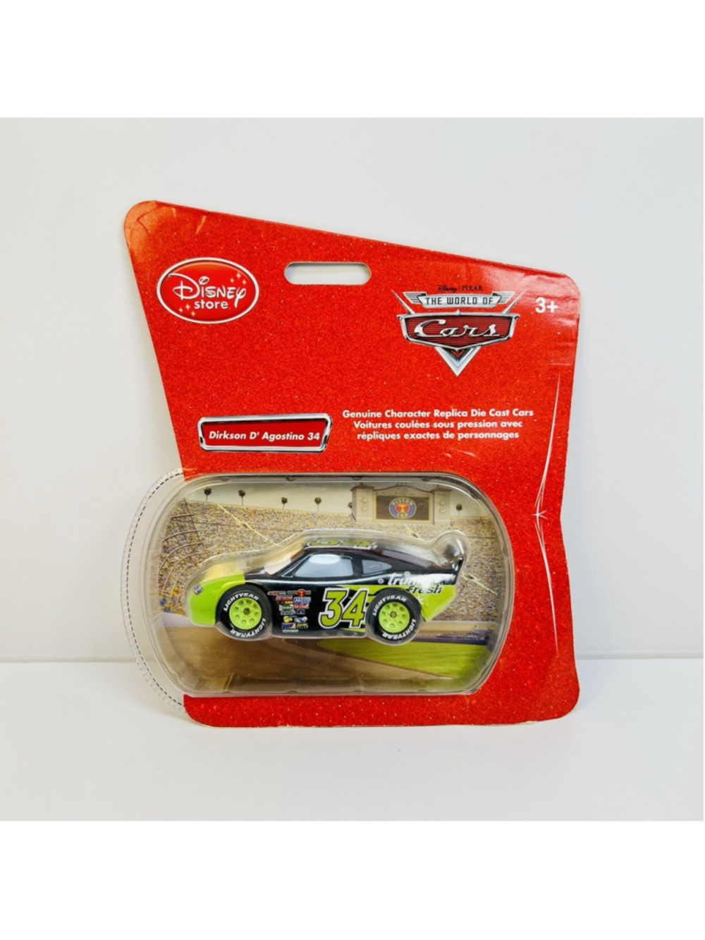 Disney Store World of CARS 1:48 Genuine Character Replica Dirkson D' Agostino 34